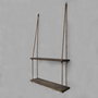 Hanah Home Estantería de pared Aa042 v2 color Nogal